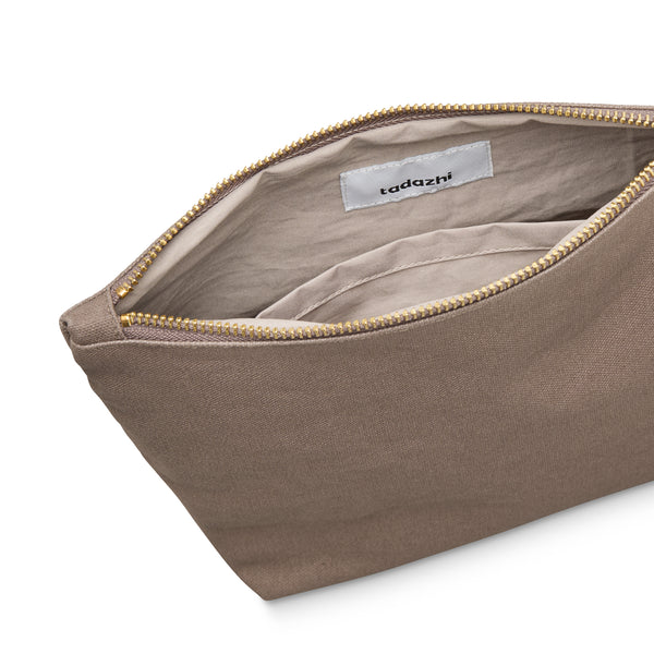 Triangular Pouch Sandy Brown