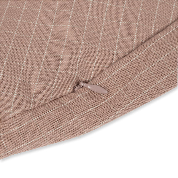 Ersatzbezüge für Hundebett Poespas kariert Rose