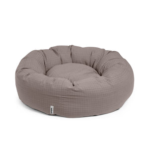 donut dog bed in timeless design