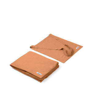 exclusive dog blanket with bag light brown