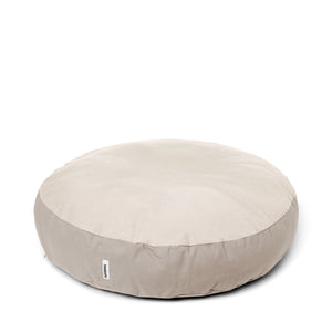 timeless round dog bed in color sand