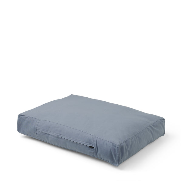 Nordic design dog cushion faded blue